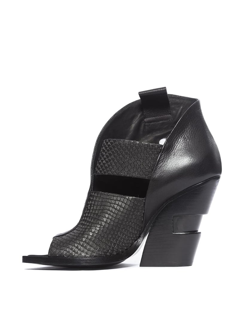 open leather ankle boot by Selfnex