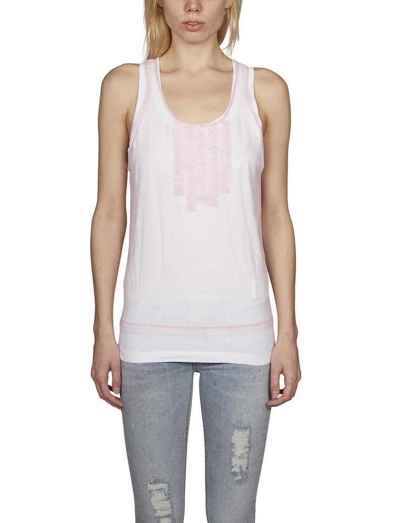 tulle double tank top by Selfnex