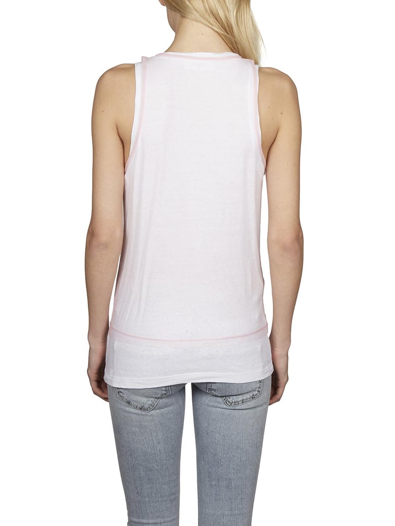 tulle double tank top by Selfnex