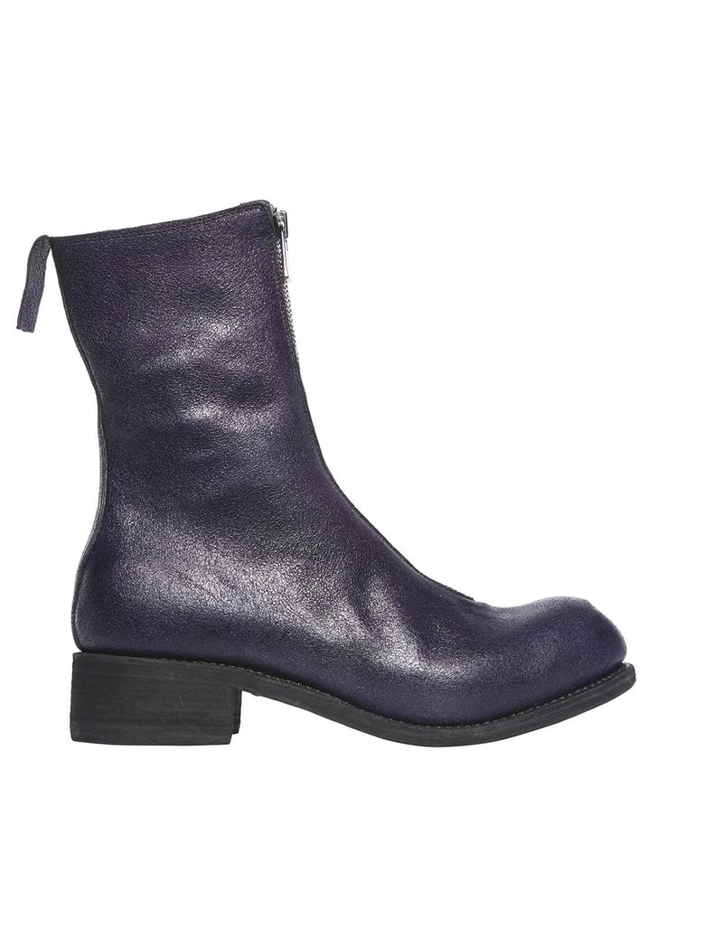 leather boot with zip by Selfnex