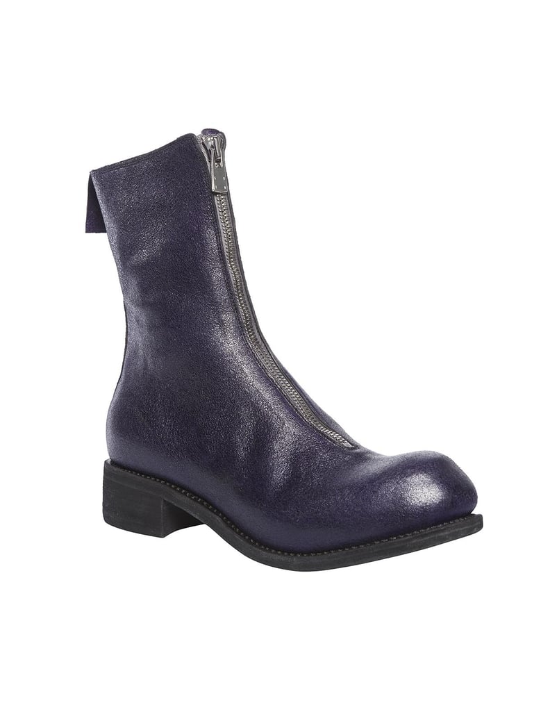 leather boot with zip by Selfnex
