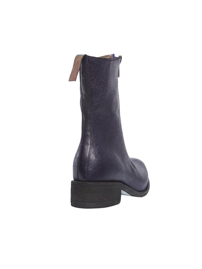 leather boot with zip by Selfnex