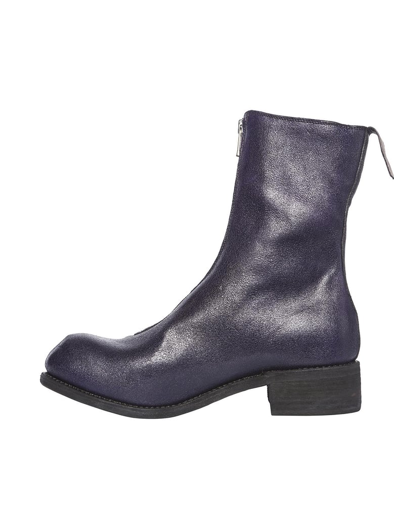 leather boot with zip by Selfnex