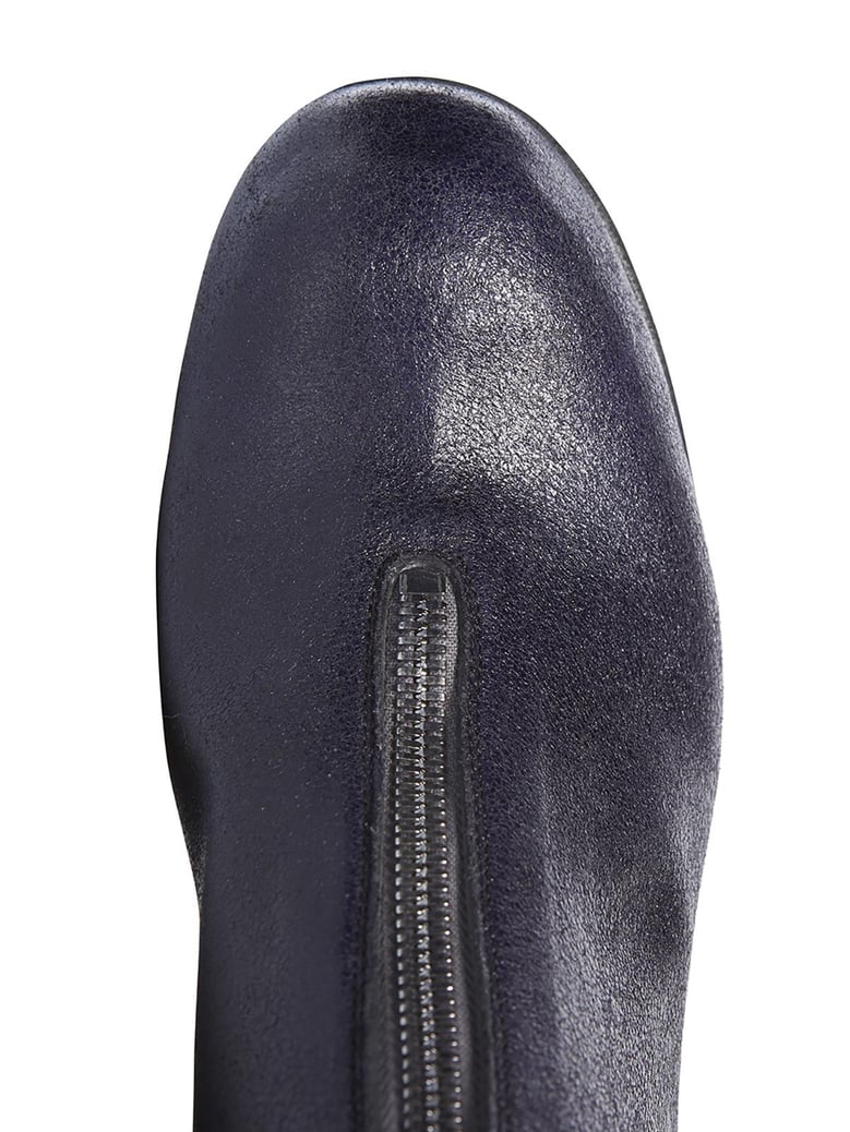 leather boot with zip by Selfnex