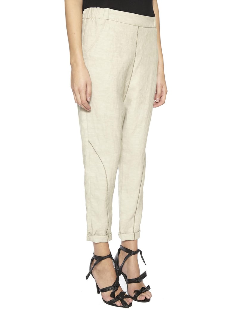 baggy pant with stitching by Selfnex