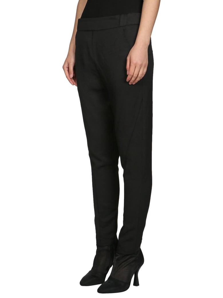 baggy pants with stitching by Selfnex