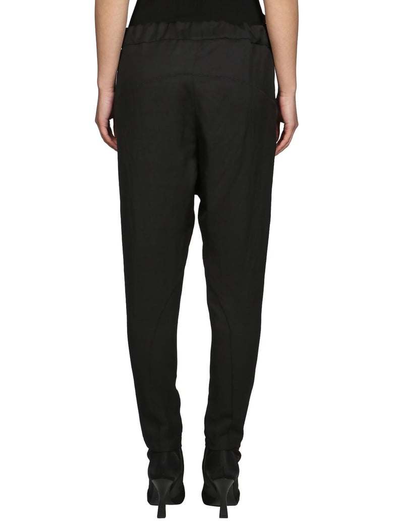 baggy pants with stitching by Selfnex