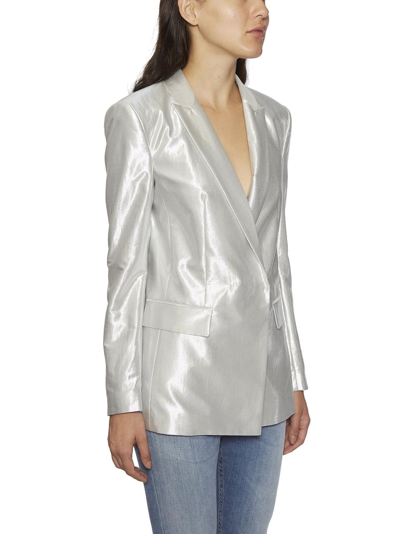 laminated blazer jacket by Selfnex