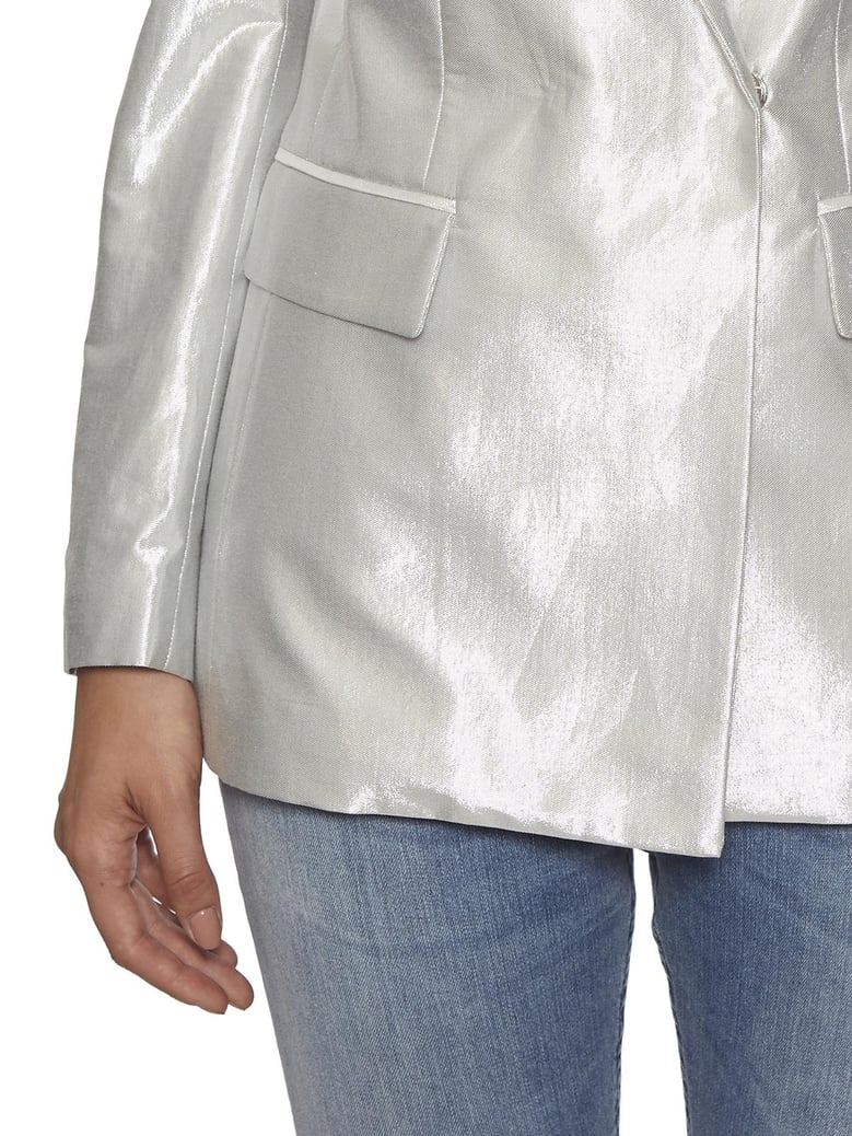 laminated blazer jacket by Selfnex