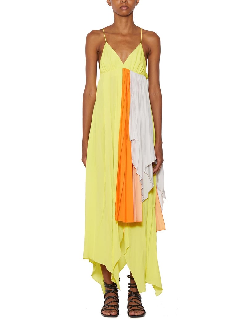 asymmetric long dress by Selfnex