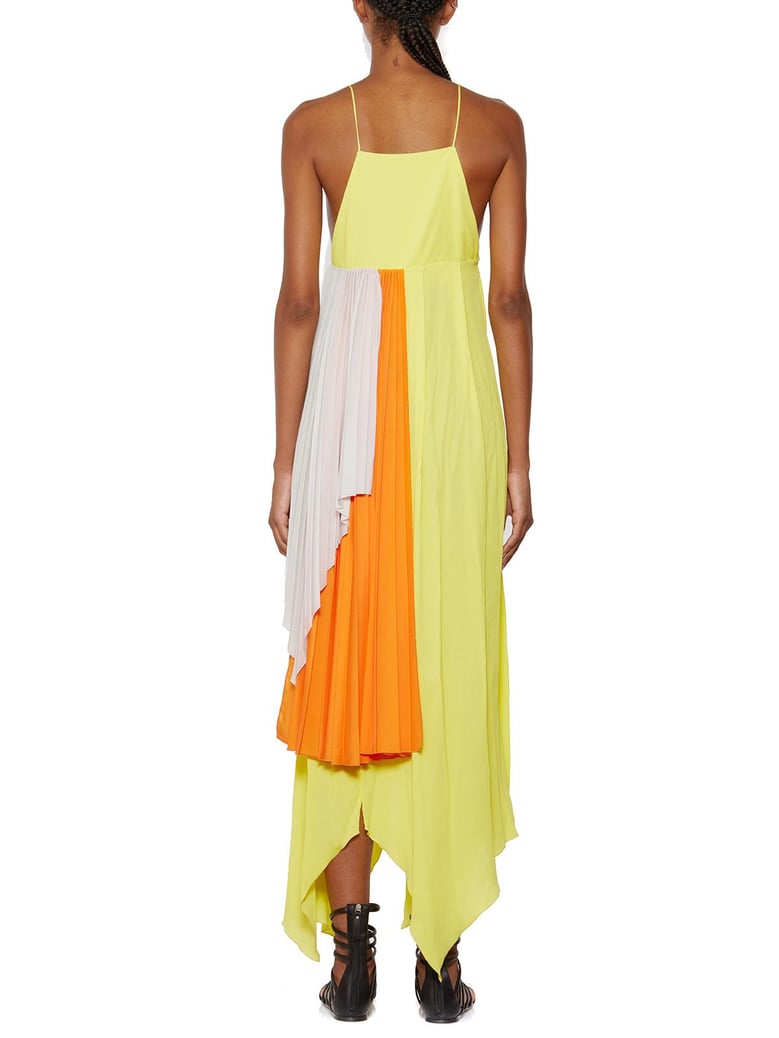 asymmetric long dress by Selfnex