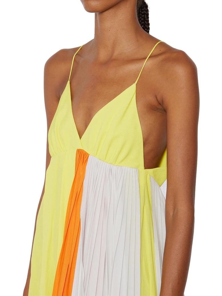 asymmetric long dress by Selfnex