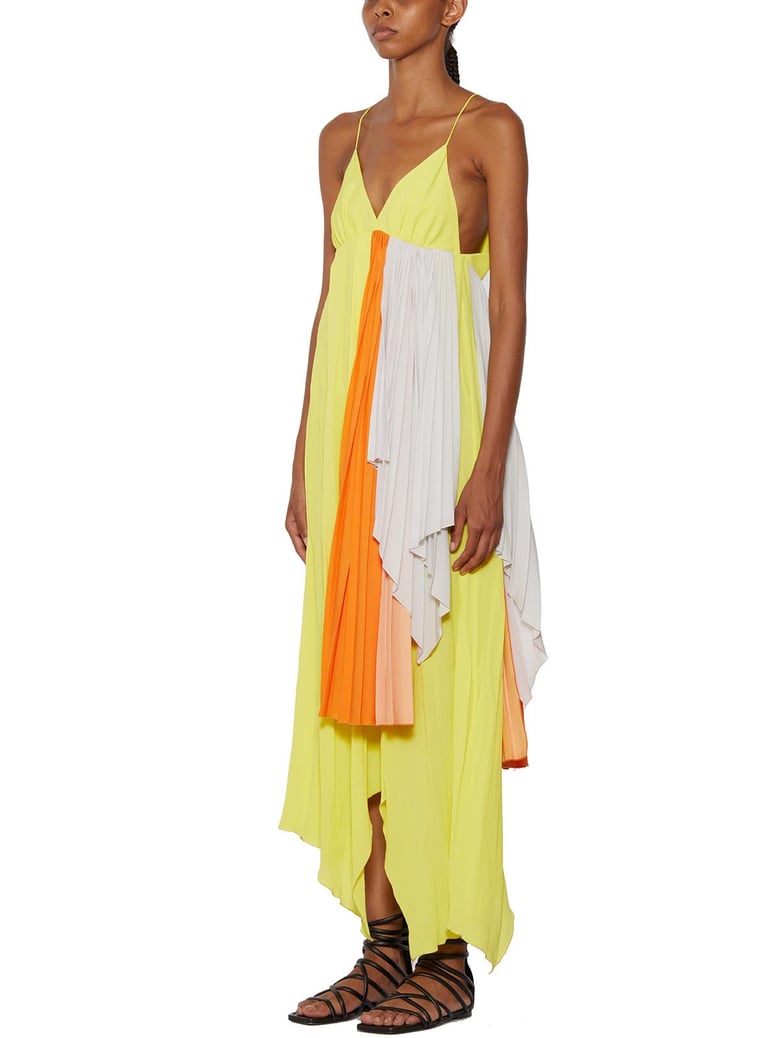asymmetric long dress by Selfnex