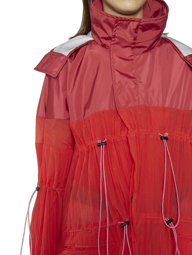 nylon jacket with drawstring by Selfnex