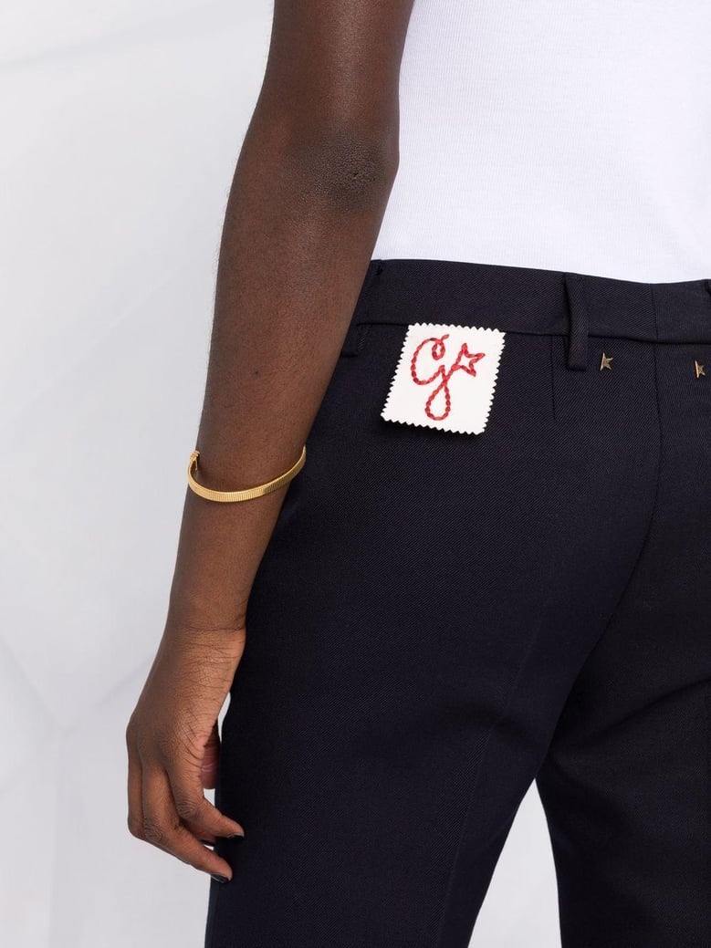 golden cigarette pants by Selfnex