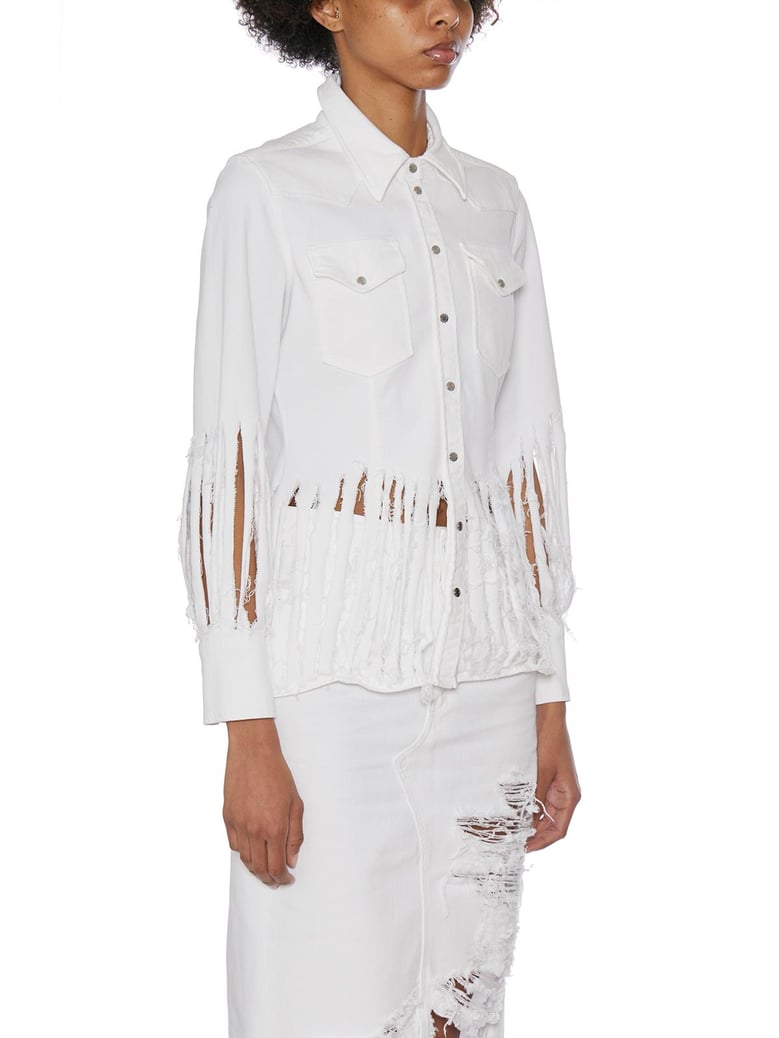 cotton texana shirt by Selfnex