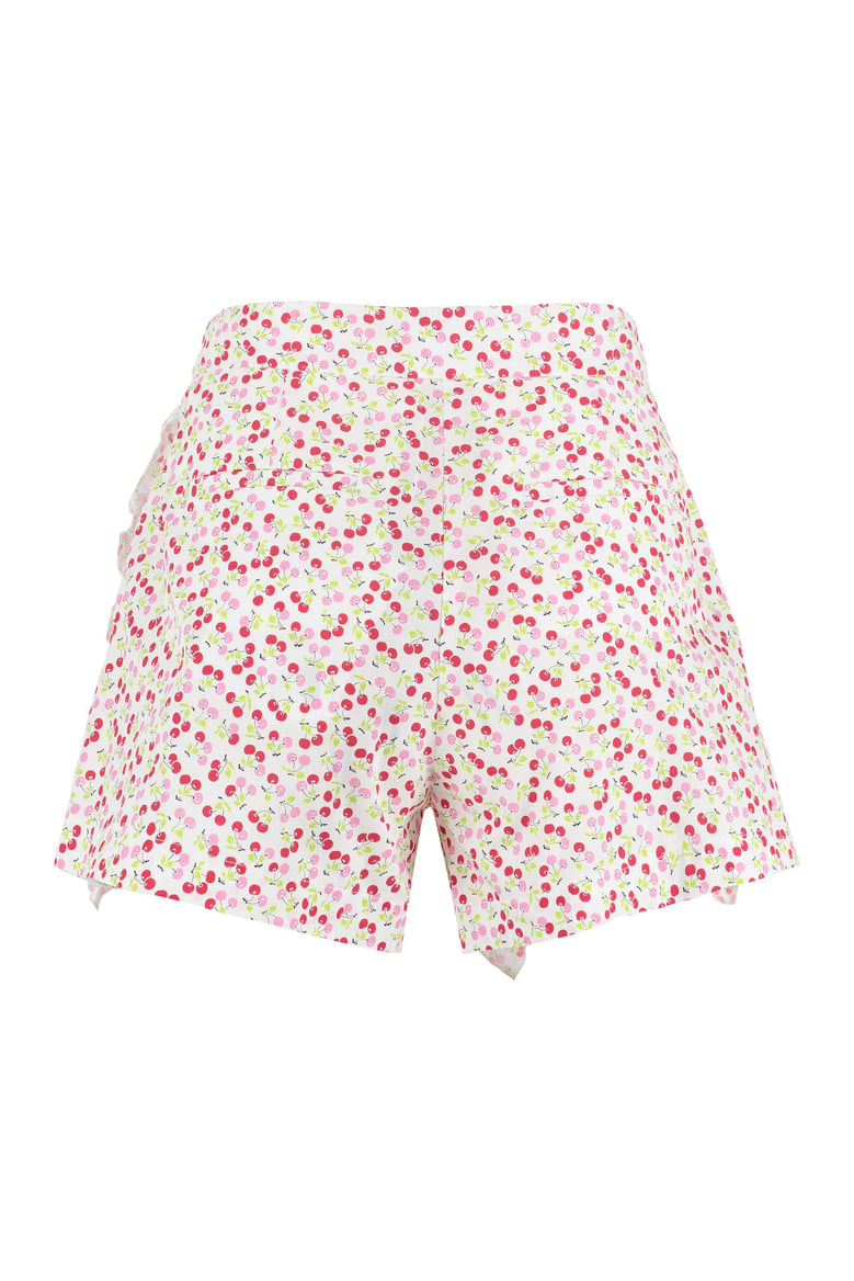 printed cotton shorts by Selfnex