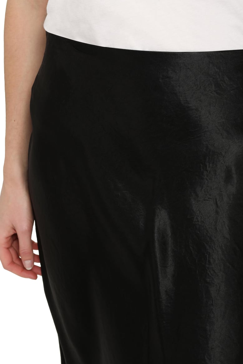 satin midi skirt by Selfnex