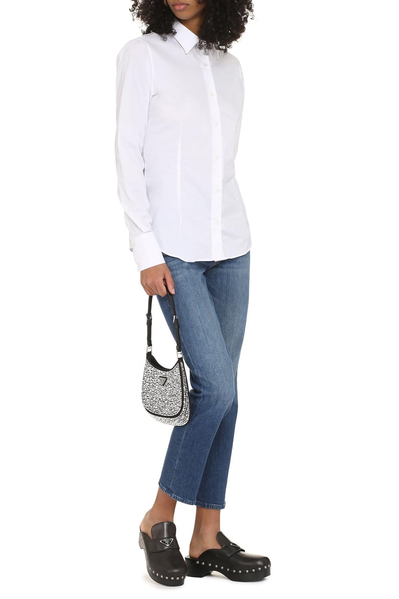 the (shirt) - stretch cotton shirt by Selfnex