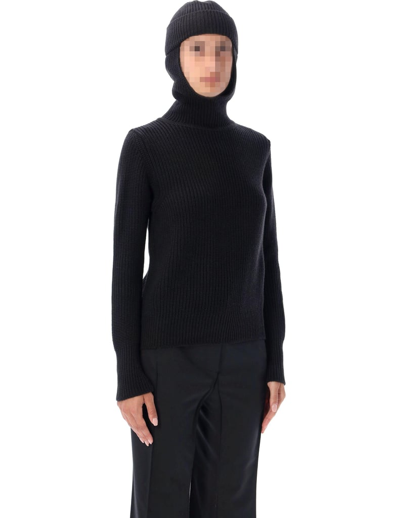 balaklava sweater by Selfnex