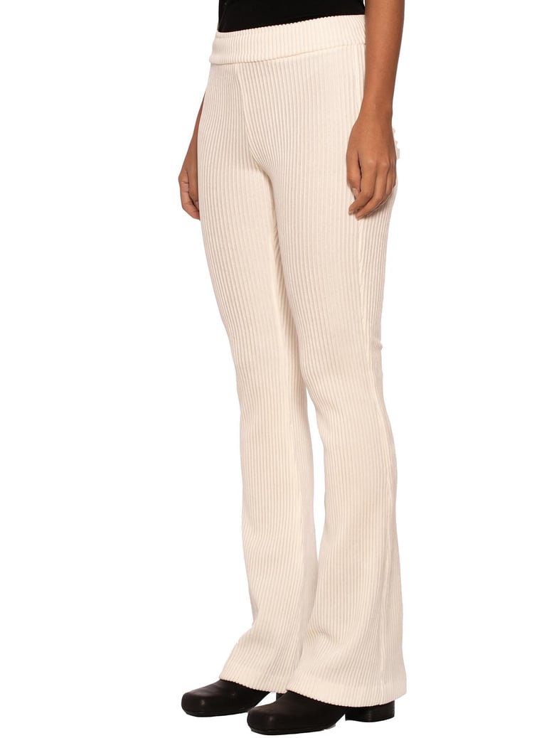 mod bellini velvet flared pants by Selfnex