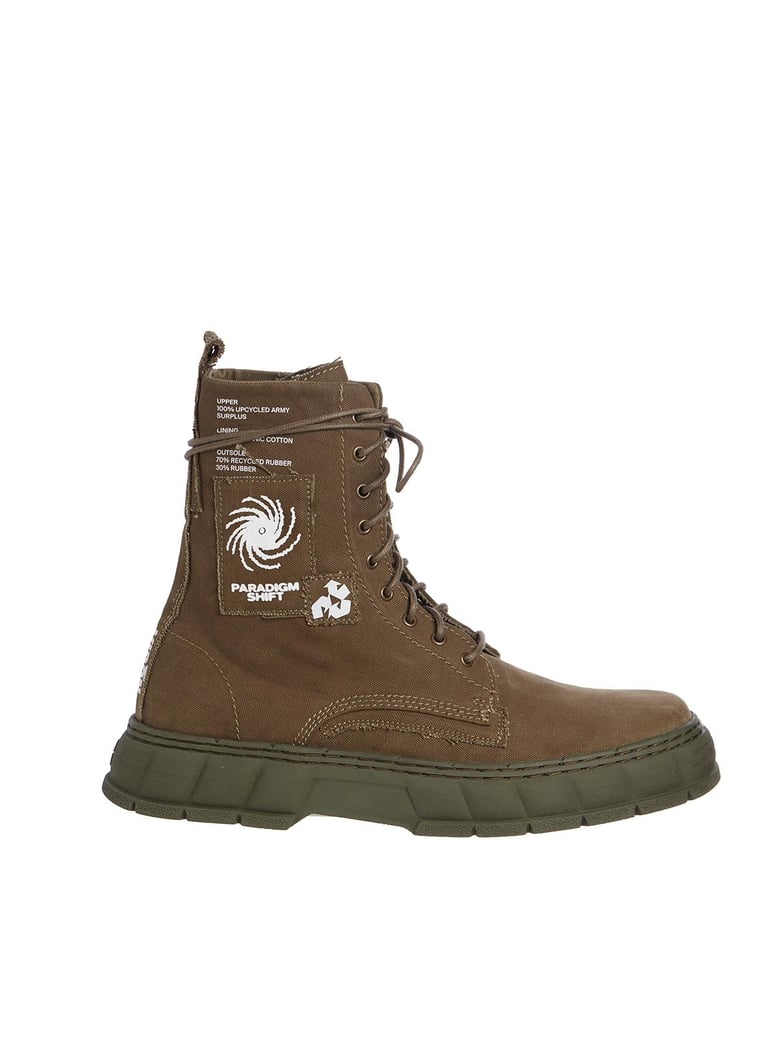 canvas boots by Selfnex