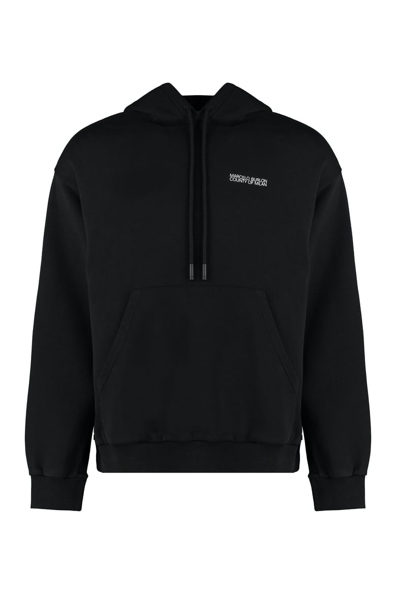 logo print hoodie by Selfnex