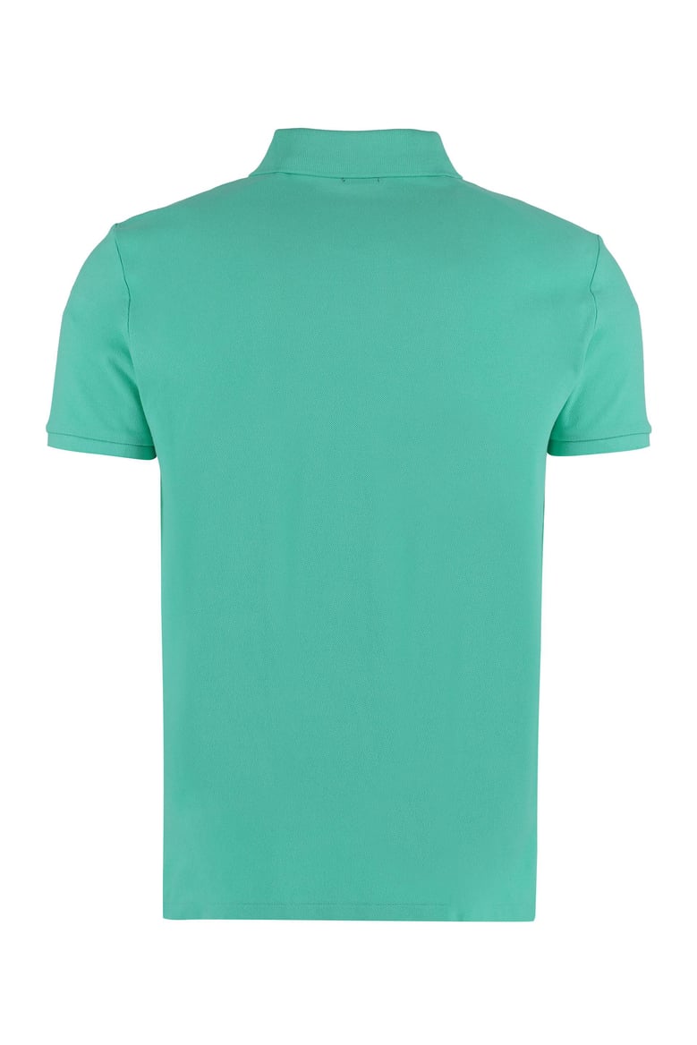 cotton-piqué polo shirt by Selfnex