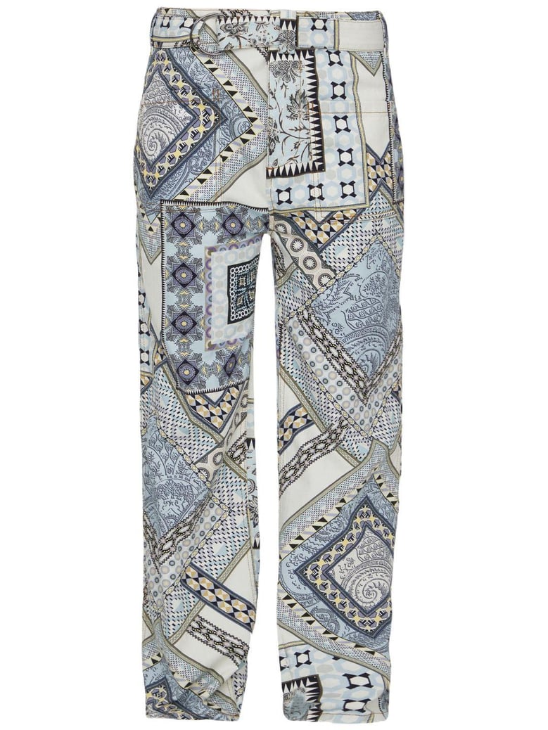 paisley print trousers by Selfnex