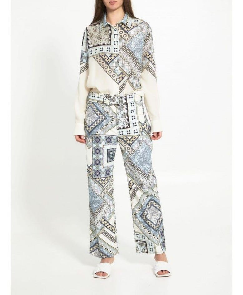paisley print trousers by Selfnex