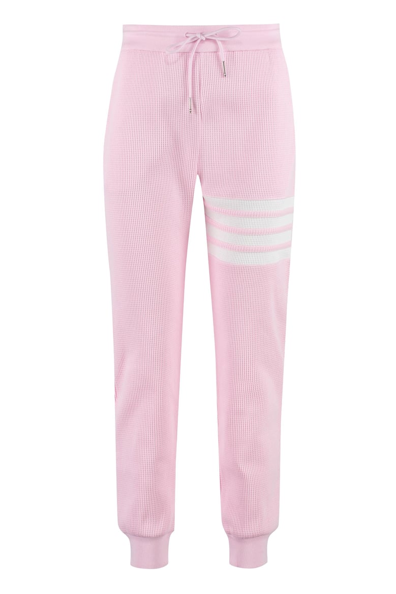 cotton piqué trousers by Selfnex