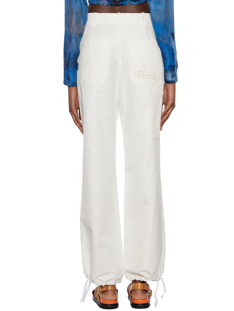 cotton and linen cargo pants by Selfnex