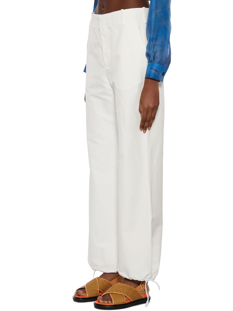 cotton and linen cargo pants by Selfnex