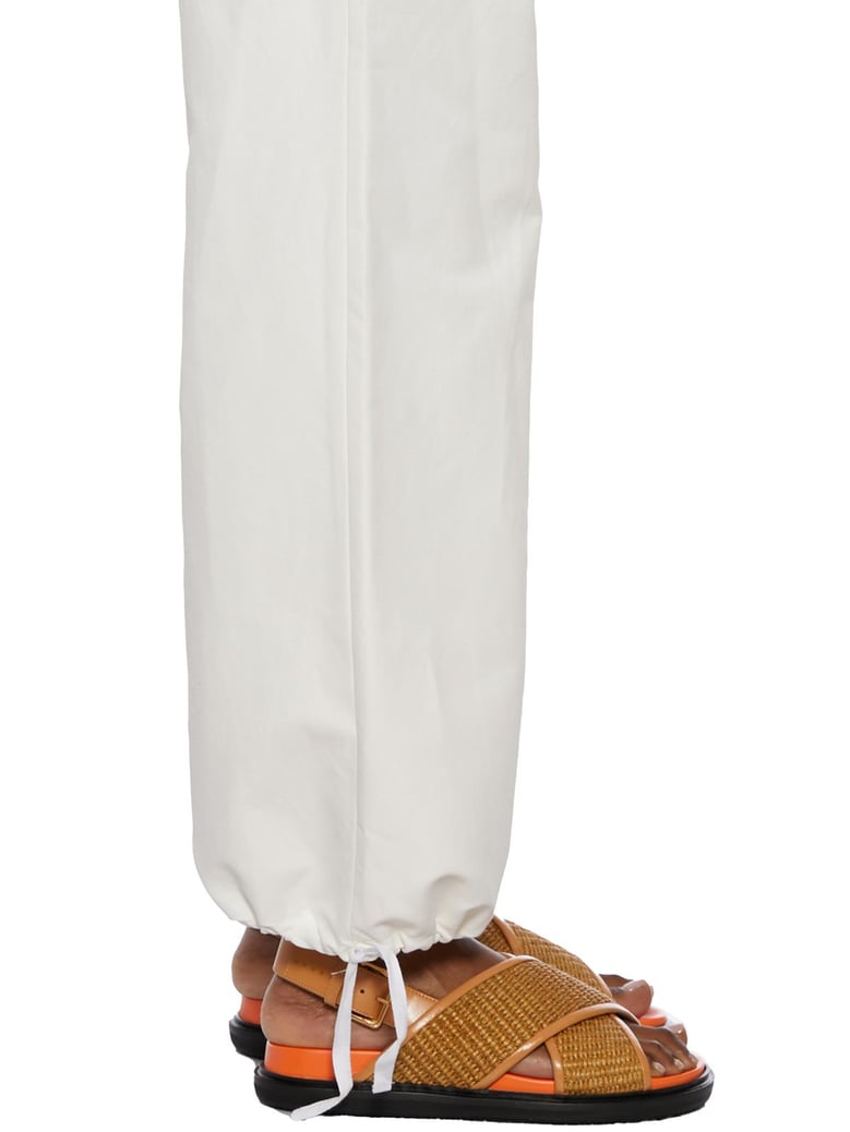cotton and linen cargo pants by Selfnex