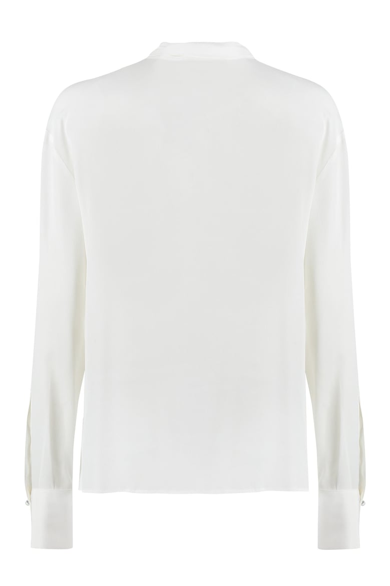 crêpe de chine shirt by Selfnex