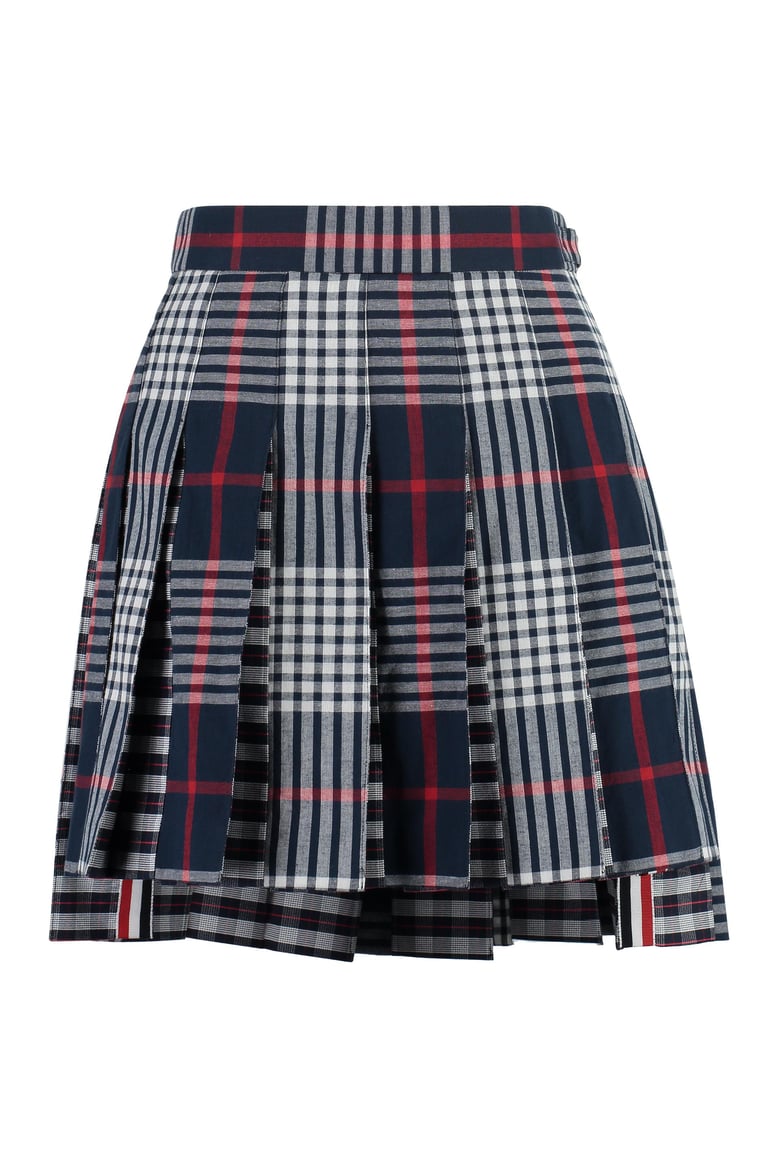 pleated mini skirt by Selfnex
