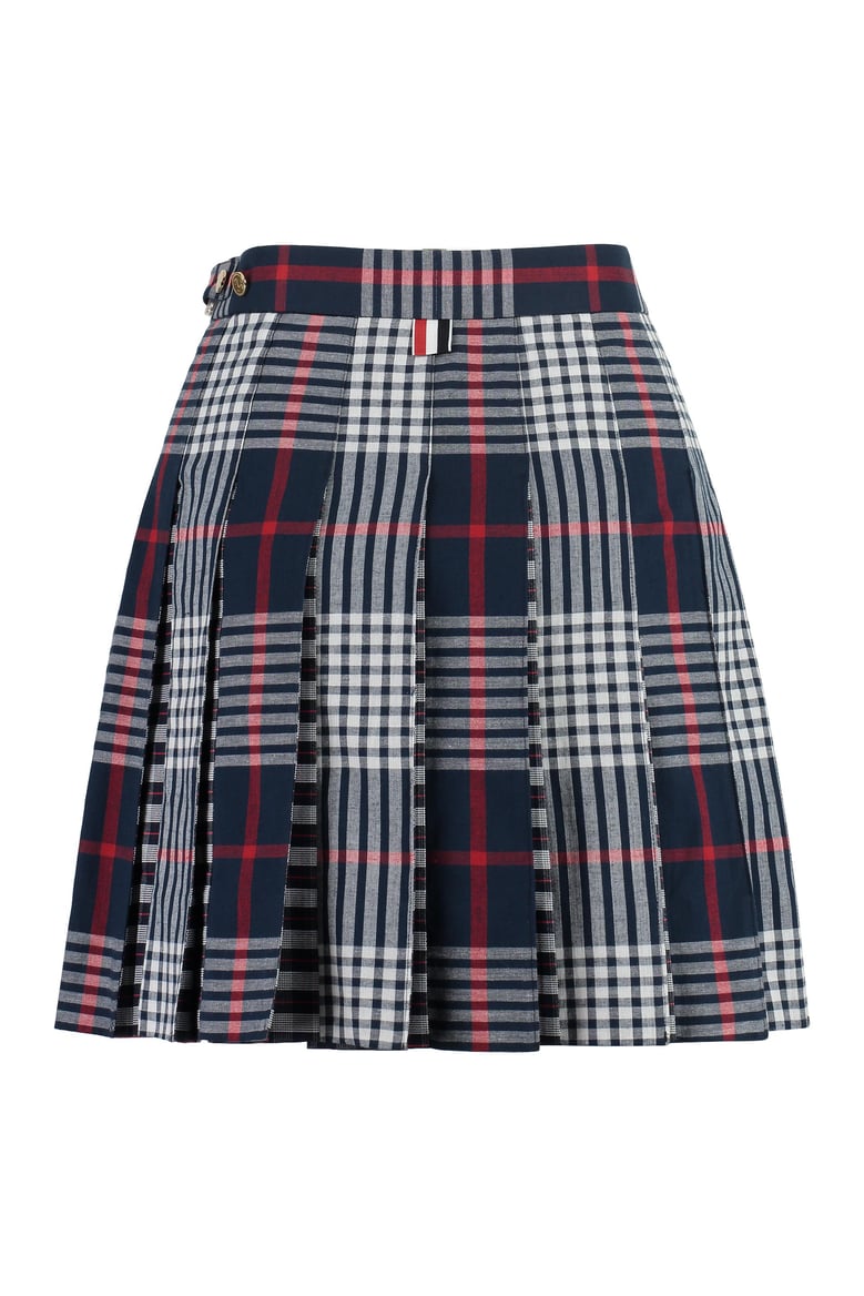 pleated mini skirt by Selfnex