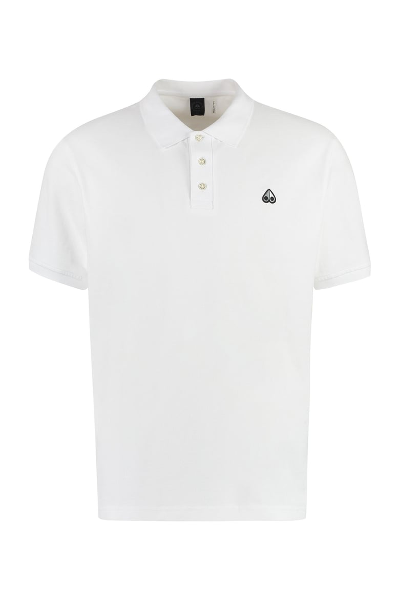 cotton-piqué polo shirt by Selfnex