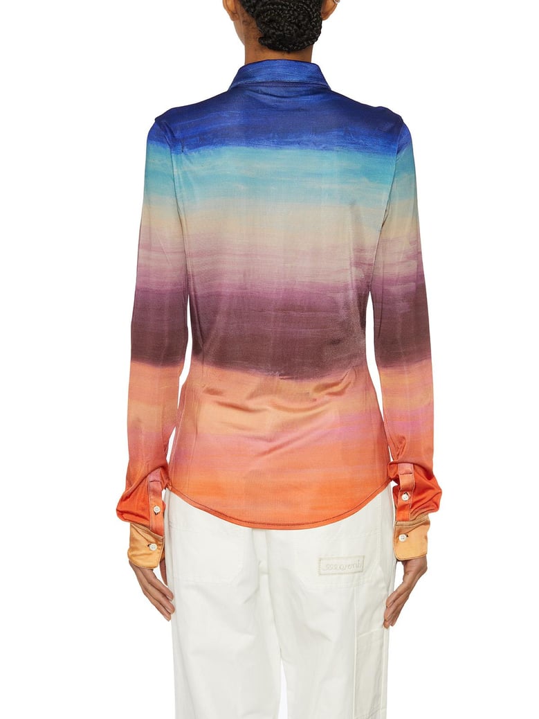 camicia in jersey con stampa by Selfnex