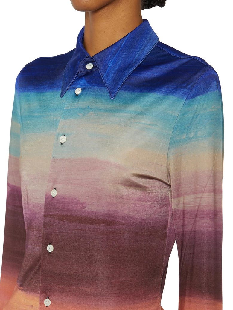 camicia in jersey con stampa by Selfnex
