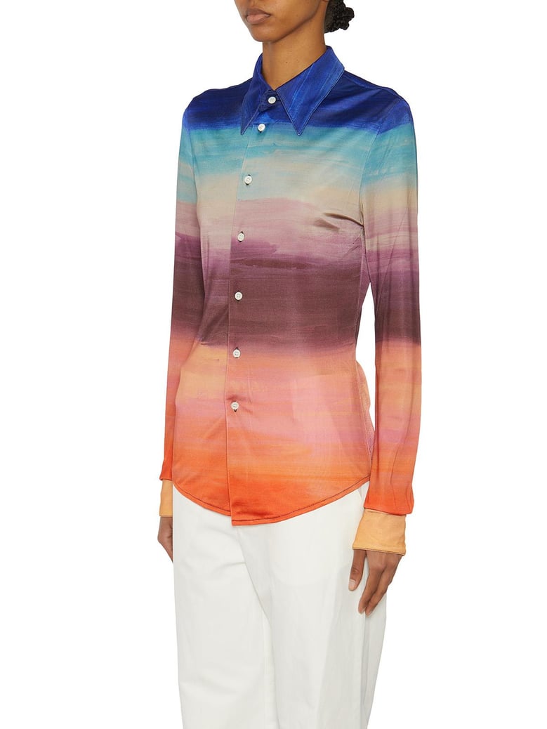camicia in jersey con stampa by Selfnex