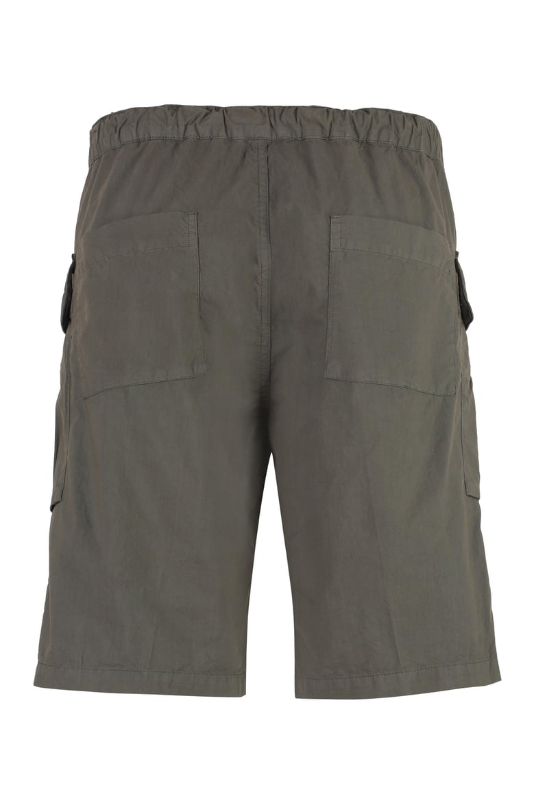 cotton cargo bermuda shorts by Selfnex