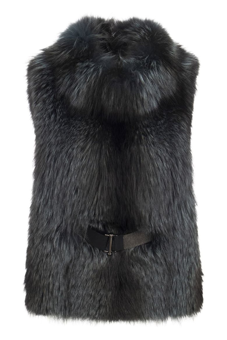 fox fur vest by Selfnex