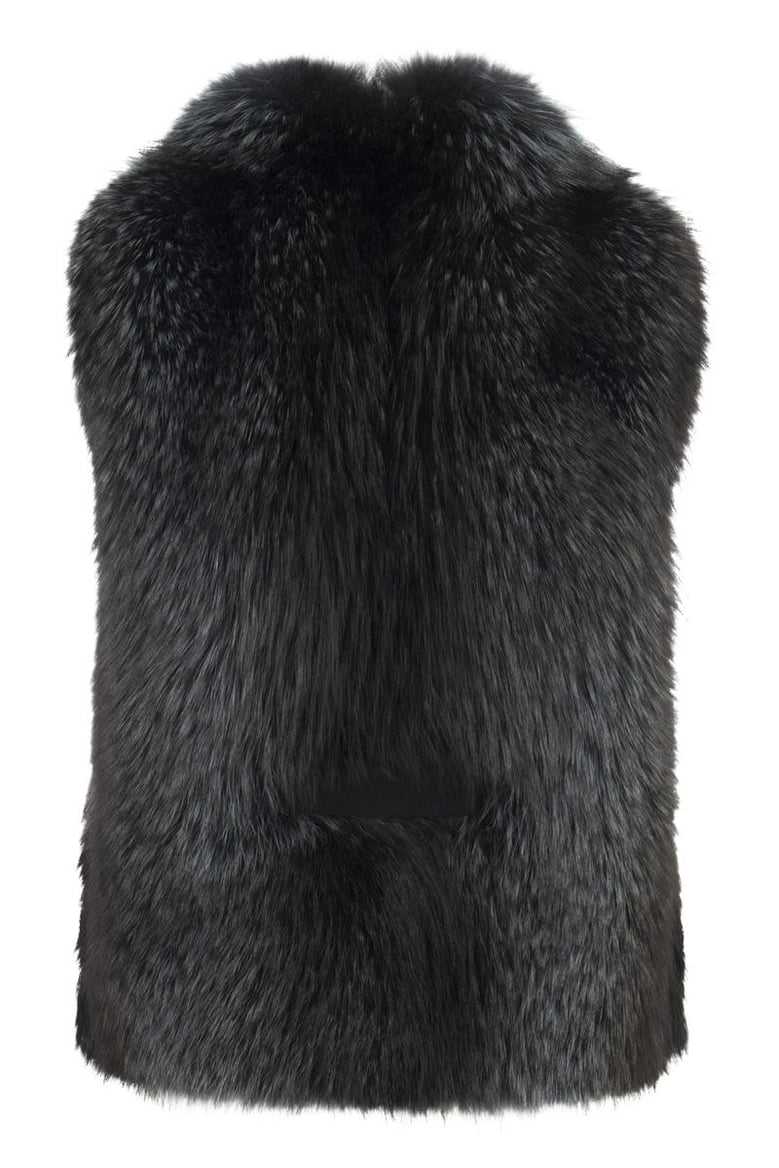fox fur vest by Selfnex