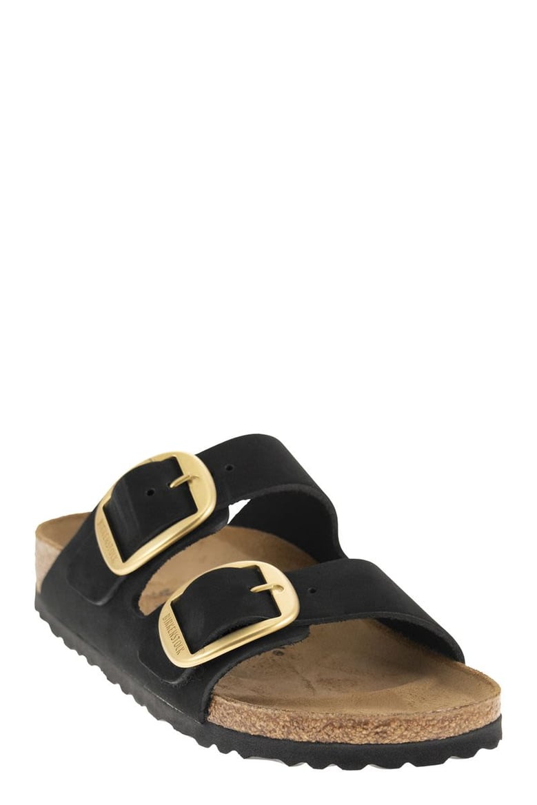 arizona - leather slipper with large buckle by Selfnex
