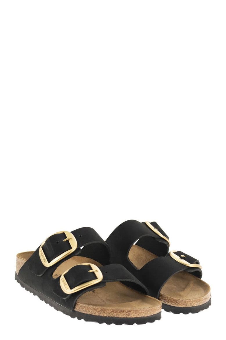 arizona - leather slipper with large buckle by Selfnex