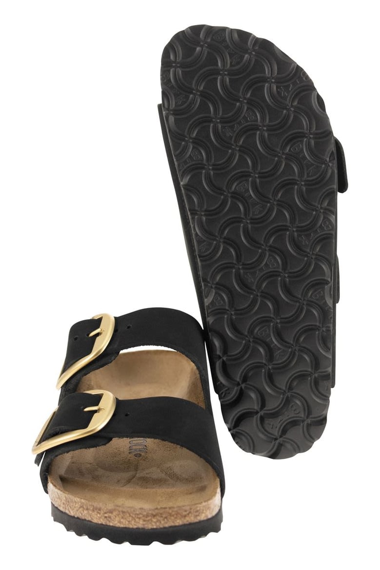 arizona - leather slipper with large buckle by Selfnex