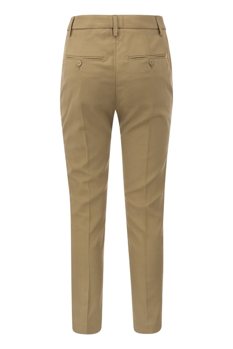 carmen - slim gabardine lyocell trousers by Selfnex