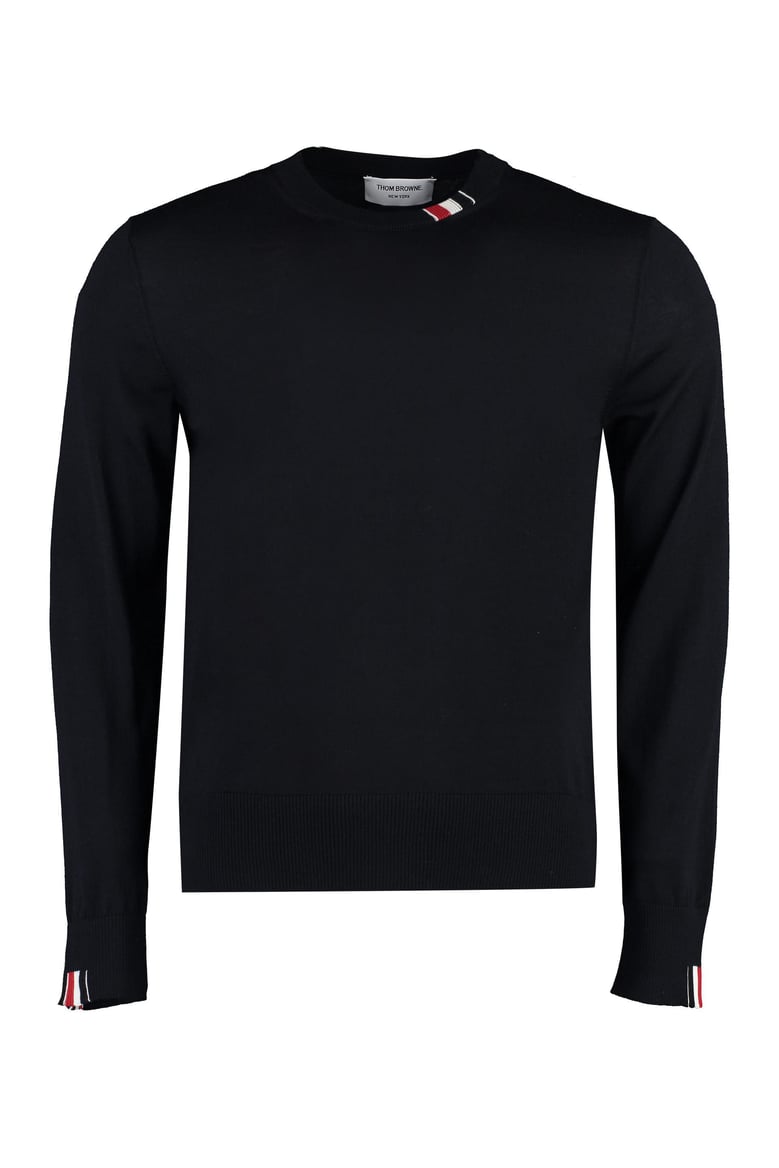 virgin wool crew-neck sweater by Selfnex