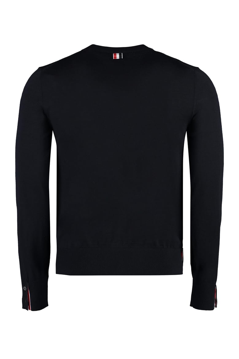 virgin wool crew-neck sweater by Selfnex